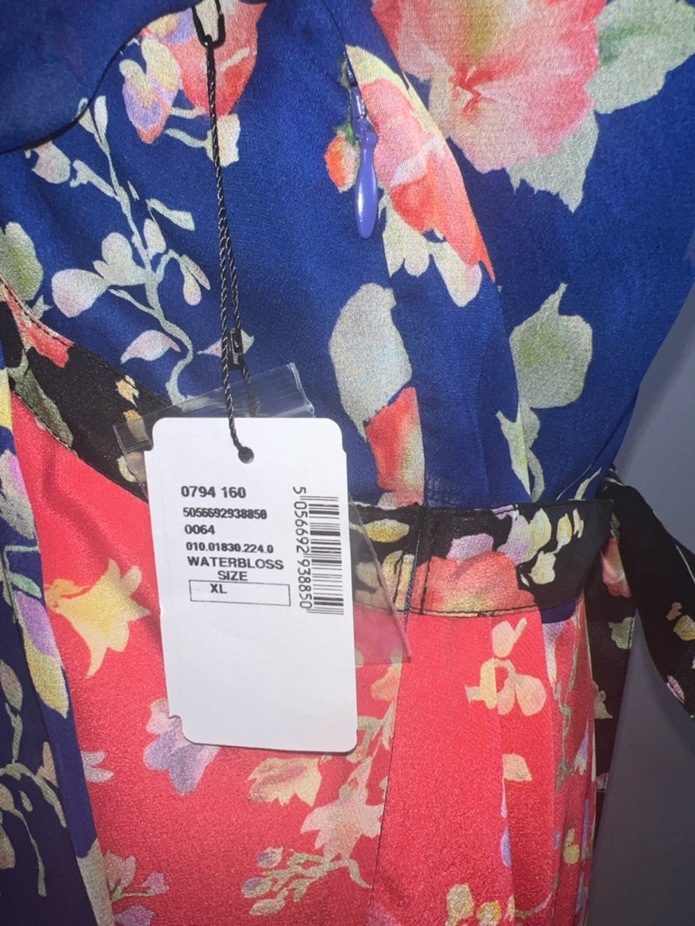 💙🧡NWT RIXO IN THE SPIRIT OF PALM BEACH AYLA MIDI DRESS IN SIZE XL - Picture 15 of 17